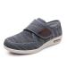 NVBHOF Diabetic Shoes for Man Elderly Swollen Feet Non-Slip Air Cushion Bottom Fattening and Widening Shoe Extra Wide Orthopaedic Comfort Shoes Give Parents Gifts to Make The Elderly Healthier 9 Dark Grey