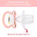 Shop LittleForBig Large Shield Pacifier Generation II - Adult Size Astro Babies Pink Bunny Pattern | Premium International Shipping Available - Buy Online on GoSupps.com