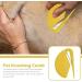 Pet Knotting Comb 2024 New De Knotting Comb for Dog and Cat Pet Dog Shedding Brush Puppy Kitten Brush Hair Removal Tool Knotting Comb Pet Grooming Tool Tangle Remover Leaf-Black Onesize - Buy Online on GoSupps.com