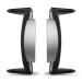 MoKo Watch Lugs/Connectors/Clasps Compatible with Gear S2, Stainless Steel Replaceable Connection Adapter Connect 20mm Watch Band fit Samsung Gear S2 SM-R720 & SM-R730, BLACK