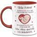 Dear Mom Coffee Cup - Unique Mother's Day Gift for Expectant Mothers - Ceramic Cup for Pregnancy - Perfect for Moms-to-Be (Red) - Buy Online on GoSupps.com