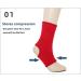 Ankle Brace Socks - Comfortable Compression Sleeve for Sports | Flexible & Stable Support (L - Buy Online on GoSupps.com