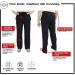 YogaAddict Men's Long Yoga Pants - Black Small for Pilates, Fitness, Meditation, Tai Chi, Martial Arts - Buy Online on GoSupps.com