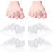 Toe Spreader Splint - 2 Pairs Hallux Valgus Toe Separator | BPA Free for Pain Relief - Buy Online on GoSupps.com