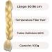 Synthetic Hair for Braiding Light Blonde with Yellow Tinte Braids Extensions for Hair Extensions Ideal for Rastas Braiding Hair for Women and Men for Thickening Hairpiece for Braid (Light Blonde) - Buy Online on GoSupps.com