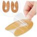 NOLITOY Transparent Heel Pads for Women - 8 Pairs Silicone Heel Cushions & Protectors for Overpronation - Comfortable Boost Insoles - Buy Online on GoSupps.com