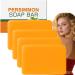 Nuvilo Persimmon Body Odour Soap - Natural Deodorant for Seniors - Gentle and Moisturizing Cleansing for Underarms Feet and Private Areas - 4 Pack - Does Not Dry Out