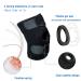 Luwint Kids Youth Neoprene Knee Brace - Open Patella Stabilizer with Adjustable Straps, Medium Black - Ideal Support for Arthritis, ACL, Basketball and Sports - Relieves Pain - 1 Piece - Buy Online on GoSupps.com