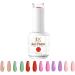 EK Nail Gel Polish 15ml Soft to touch) UV/LED Soak-Off Nail Art Manicure Pedicure for Professional Salon & Home Use - Long Lasting & Easy to Apply (Red) - Buy Online on GoSupps.com