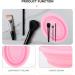 FRCOLOR Cleaning Pad Cosmetic Brush Scrubber Makeup Brush Scrubber Mat Brush Cleansing Pad Makeup Brush Washing Bowl Silicone Makeup Brush Beauty Tool Cleaner Beauty Tools Silica Gel Fold 14.5x11cm Pink - Buy Online on GoSupps.com