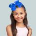 SIQUK 12-Pack Girls Hair Bow Headbands - Boutique Grosgrain Ribbon Headbands with Bows in 12 Colors - 6 Inch - Iridescence - Buy Online on GoSupps.com