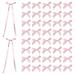 40 Pieces Of Bow Hairpins 2 Pieces Of Streamer Hairpins Small Hairpins Pink Bows Baby Hairpins Girl Hairpins