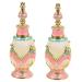 FRCOLOR 2pcs Middle Eastern Perfume Bottle Miniature Perfume Bottles Glass Essential Oil Bottle Arabic Perfumes Flor Essence Perfume Sample Bottle Flavor Bottle Metal Travel Empty Bottle