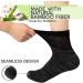 Wide Non-Binding Bamboo Diabetic Circulatory Socks 3 Pack - Large/X-Large - Black Grey - 3 Pairs Ankle - Buy Online on GoSupps.com