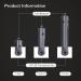 Nitze 15mm Rod Kit - 3pcs Aluminum Alloy Rods with 1/4 Male to Female Threads - Buy Online on GoSupps.com