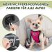 Slowton XXXS Dog Harness with Safety Belt - Breathable Dog Seat Belt for Car Light Pink with 2 Carabiner Hooks - Buy Online on GoSupps.com