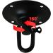 Professional Heavy Bag Hangers - Multi-Direction Swivel Ceiling Hook for Wood Beam - Black - Buy Online on GoSupps.com