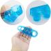Blue Gel Toe Separators Set - Bunion and Hammer Toe Correctors for Manicure and Relaxation - 2 Pairs for Men and Women - Buy Online on GoSupps.com
