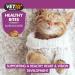 VetIQ HealthyBites Nutri-Booster Cat Treats 8x 65g Cat Supplements Packed with Vitamins Minerals & Amino Acids Immune System Support High Meat Content Omega-3 Cat & Kitten Health - Buy Online on GoSupps.com