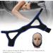 Jopwkuin Breathable Chin Strap - Special Triangular Design for Snoring Prevention (Black Blue Border) - Buy Online on GoSupps.com