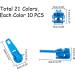 Pandahall 210-Piece Colorful Zipper Repair Set - Ideal for Sewing & Jewelry - Fix Wallet Zippers Easily - Buy Online on GoSupps.com