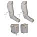 Leg-foot compression massage device electric leg massage device with 9 modes 15-minute-timing electric leg-foot massage device for older people 100 240 V gifts for (EU connector)