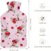 Rabbit Hot Water Bottle with Plush Cover - Hand Warmer for Adults & Children | 26.5x15.3cm - International Shipping Available - Buy Online on GoSupps.com