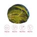 Mountains Green Printed Shower Cap for Women - Waterproof & Fits All Head Sizes - Buy Online on GoSupps.com