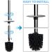 SetSail Compact Toilet Bowl Brush with 304 Stainless Steel Handle - Durable Scrubbing Bristles, Splash-Proof Holder - Bathroom Toilet Cleaner Brush (1 Pack) - Buy Online on GoSupps.com