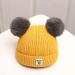 XYIYI Baby Kids Winter Warm Knit Hat with Fur Pom Beanie Cap - 6-24 Months Yellow - Buy Online on GoSupps.com