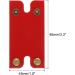 PATIKIL Leather Razor Head Protective Case - Double Edge Razor Head Protection Sheath for Travel - Stylish Red Shaving Tip Cover - Buy Online on GoSupps.com