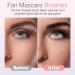 GDSAFS Folding Angle Scalloped Lash Brush 2024 New Mascara Fan Brush Multifunctional Angled Eyelash Brush Lash Wand Brush Makeup Tool (2PCS) - Buy Online on GoSupps.com