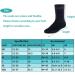 VeiledMoon 3mm Neoprene Wetsuit Socks | Thermal Dive Boots | Anti-Slip Surf Booties | Fin, Beach, and Sand Socks | Black Large - Buy Online on GoSupps.com
