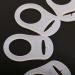 Pack of 10 Baby Pacifier Holders | Soft Silicone Clip with Ring Buttons - White - Buy Online on GoSupps.com