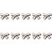 10Pieces 3D Nail Nail Art Accessories Bows Nail Jewelry Alloy-Nail Art Decorations for Women and Girls Metal Nail Studs for Nail Art Black Fragrant Butte - Buy Online on GoSupps.com