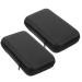 Travel Cable Organizer 2pcs Electronic Organizer Cable Organizer Bag Cord Carrying Case Earphone Pouch Napkin Storage Bags for Powerbank USB Hard Drive