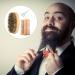 Premium Beard Care Set - Bartbrush & Beard Kamm with Wild Boar Bristles | Buy Wooden Beard Brush & Shears for Men Online - Buy Online on GoSupps.com