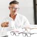 Buy Tnsland Unisex Reading Glasses Set - Flexible Anti-Dizzy Light Blue Light Blocking (+2.5) - Comfort for Men & Women - Buy Online on GoSupps.com