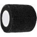 Self-Adherent Wrap Waterproof Elastic Bandage Tape - Breathable Black Athletic Wrap 5x450cm | International Shipping Available - Buy Online on GoSupps.com