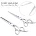 LINKANRUO Baber Shear Stainless Steel Durable Learner Hair Cutting Ergonomics Lightweight Sharp for Salon Barbers Children Adults Scissors (Color : Blue Screw) - Buy Online on GoSupps.com
