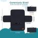 Gloppie XXL Waterproof Baby Wrap & Changing Pad - Compact Diaper Mat for Babies & Toddlers | Portable Travel Winding Mat - Black - Buy Online on GoSupps.com