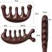Scalp Massager Set - 2 Head Massage Brushes for Hair Growth & Relaxation | Gua Sha Comb & Acupuncture Relief - Buy Online on GoSupps.com