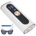 White Portable Hair Removal Device | Multi Flashes Pain-Free & Ergonomic | Durable EU Connector - Buy Online on GoSupps.com