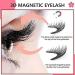 Wasado Magnetic Eyelashes Wasado Magnetic Eyelashes Kit 3D Effect Magnetic Eyelashes Natural Look Reusable Soft Magnetic Lashes No Glue Needed With Applicator & Curler (EM12) - Buy Online on GoSupps.com