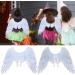 Bnineteenteam Large White Children's Angel Wings - Halloween Cosplay Costume Props for Boys and Girls - Buy Online on GoSupps.com