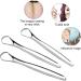 Createjia Tongue Cleaner - Antimicrobial Stainless Steel Tongue Scraper for Bad Breath - Ayurveda Tongue Brush with Portable Metal Carrying Bag - Ship Internationally - Buy Online on GoSupps.com