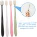 Angoily Extra Soft Travel Toothbrush - 4 Pack Collapsible Children's Toothbrush with Natural Bristles | Lightweight & Compact for International Shipping - Buy Online on GoSupps.com