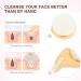 Premium Wooden Face Brush & Massager - Deep Cleansing Scrubber for Makeup Removal & Pore Care | International Shipping Available - Buy Online on GoSupps.com