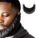 Mens Beard Bonnet for Essential Oil and Moisture Retention and Healthy Hair Growth - Premium Quality Silky Soft Beard Conditioning Cap  Helps to Prevent Itching and Split Ends - Satin Beard Bandana Black