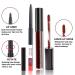 Dark Red Maroon Matte Lipstick and Lip Liner Set | Long Lasting Waterproof Formula | DNM Dark Blood Red Liquid Matte Brown Lipstick | 0.21 Fl Oz (Pack of 1) - Buy Online on GoSupps.com